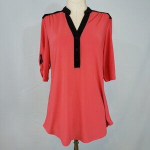 Per Seption short sleeved blouse size Medium